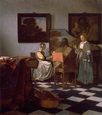 The Concert by Jan Vermeer van Delft